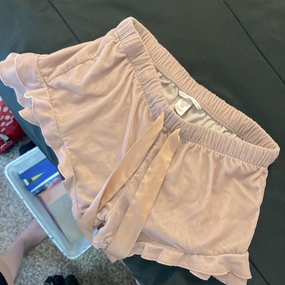 Victoria’s Secret cream pink sleep shorts